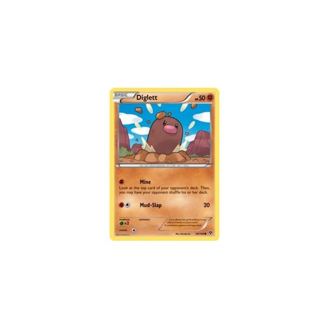 Pokemon XY:  Diglett 58/146 Base Set Single Card